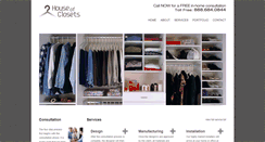 Desktop Screenshot of houseofclosets.com